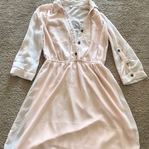 Charlotte Russe pastel pink dress XS